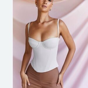 House of CB Shanna Crepe Corset Top